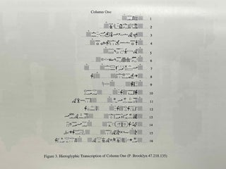 A late period hieratic wisdom text (P. Brooklyn 47.218.135)