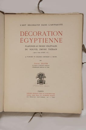 Décoration égyptienne, plafonds et frises végétales du Nouvel Empire thébain {1400-1000 av J.C.}[newline]M3040-02.jpg