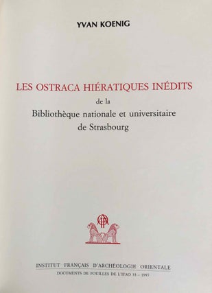 Les ostraca hiératiques inédits de la Bibliothèque nationale et universitaire de Strasbourg[newline]M3045-01.jpg