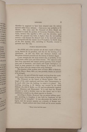 Operations carried on at the pyramids of Gizeh in 1837. With an account of a voyage in Upper Egypt and an appendix. Vol. I, II & III (complete set)[newline]M3048-10.jpg