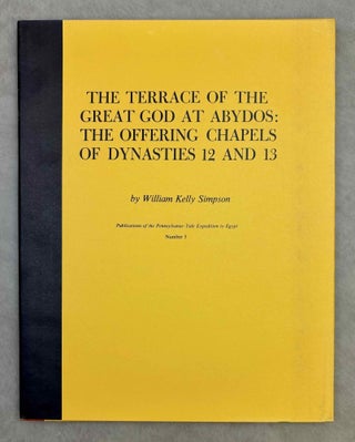 Item #M3053f The terrace of the great god at Abydos. The offering chapels of dynasties 12 and 13....