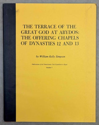 Item #M3053k The terrace of the great god at Abydos. The offering chapels of dynasties 12 and 13....