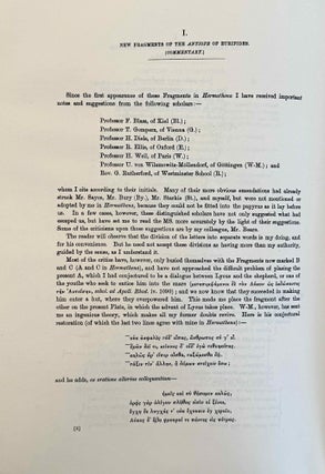 The Flinders Petrie Papyri with Transcriptions, Commentaries and Index. Part I (autotypes I-XXX) & II (autotypes I-XVIII).