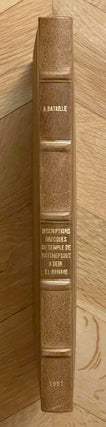 Item #M3072f Les inscriptions grecques du temple de Hatshepsout à Deir el-Bahari. BATAILLE...