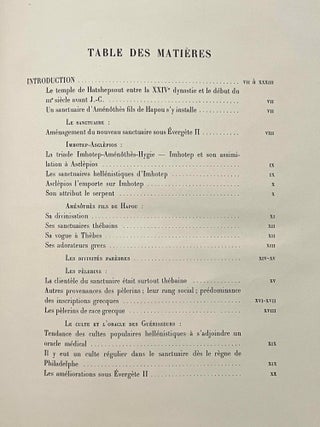 Les inscriptions grecques du temple de Hatshepsout à Deir el-Bahari