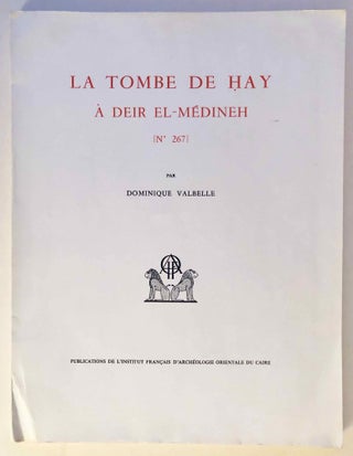 Item #M3087c La tombe de Hay (N° 267) à Deir el-Medineh. VALBELLE Dominique[newline]M3087c.jpg