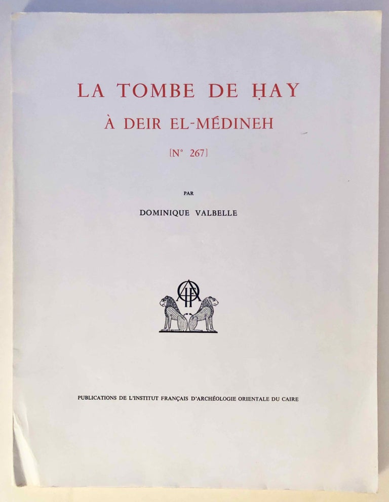 Item #M3087c La tombe de Hay (N° 267) à Deir el-Medineh. VALBELLE Dominique.[newline]M3087c.jpg