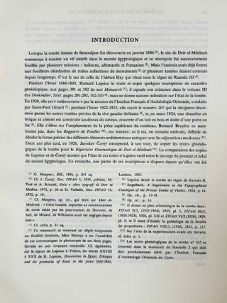 La tombe de Hay (N&deg; 267) &agrave; Deir el-Medineh