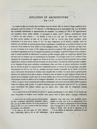 La tombe de Hay (N&deg; 267) &agrave; Deir el-Medineh