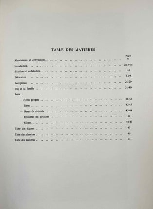 La tombe de Hay (N° 267) à Deir el-Medineh