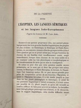 De la parenté entre la langue égyptienne, les langues sémitiques et les langues indo-européennes, d'après les travaux de M. Carl Abel[newline]M3092-04.jpeg