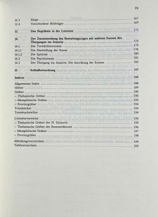 Der Übergang ins Jenseits in den thebanischen Beamtengräbern der Ramessidenzeit