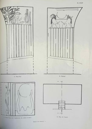 La tombe n°1 de Sen-nedjem à Deir el-Medineh + Croquis de position (complete set)