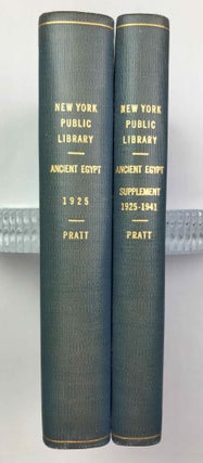 Item #M3108b Ancient Egypt. Sources of information in the New York Public Library + Ancient...[newline]M3108b-00.jpeg