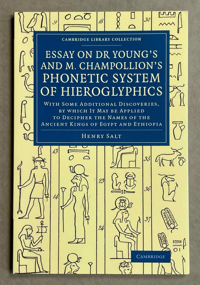 Item #M3142c Essay on Dr. Young's and M. Champollion's Phonetic System of Hieroglyphics. SALT Henry.[newline]M3142c-00.jpeg