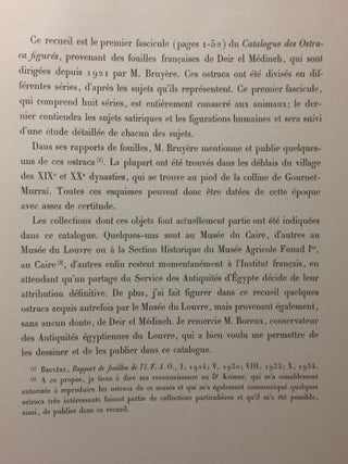 Catalogue des ostraca figurés de Deir el Médineh. Fasc.1: Nos 2001 à 2255[newline]M3151b-01.jpg