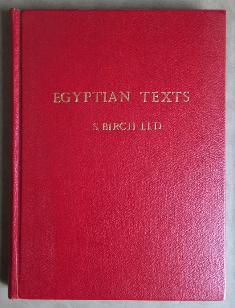 Item #M3155 Egyptian texts. BIRCH Samuel.[newline]M3155.jpg