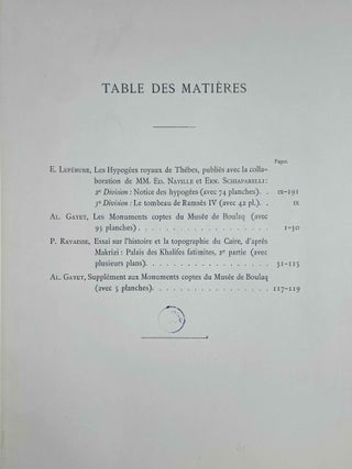 Les monuments coptes du Musée de Boulaq. Catalogue des sculptures et stèles ornées de la salle copte du Musée de Boulaq.