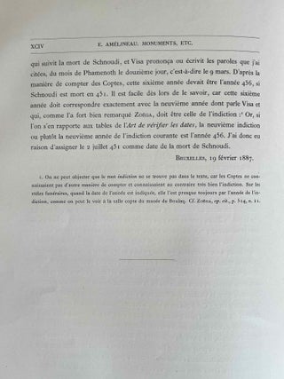 Monuments pour servir à l'histoire de l'Egypte chrétienne aux IVe et Ve siècles