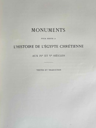Monuments pour servir à l'histoire de l'Egypte chrétienne aux IVe et Ve siècles[newline]M3166-09.jpeg