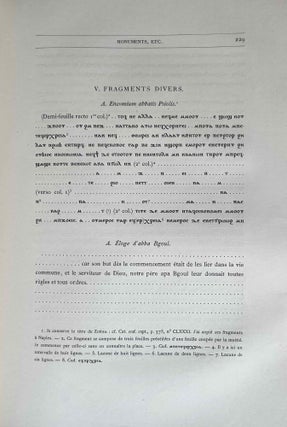 Monuments pour servir à l'histoire de l'Egypte chrétienne aux IVe et Ve siècles