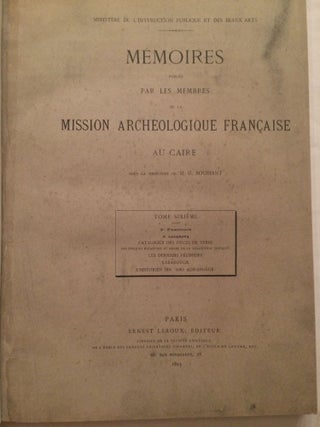 Catalogue des pi&egrave;ces de verre des &eacute;poques byzantine et arabe de la collection Fouquet - Les derniers F&acirc;timides - Kar&acirc;kouch - L' historien Ibn 'Abd Adh-Dh&acirc;hir. s[newline]M3170-02.jpg