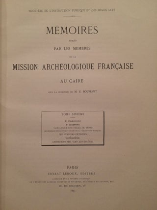 Catalogue des pi&egrave;ces de verre des &eacute;poques byzantine et arabe de la collection Fouquet - Les derniers F&acirc;timides - Kar&acirc;kouch - L' historien Ibn 'Abd Adh-Dh&acirc;hir. s[newline]M3170-03.jpg