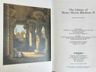 Sotheby's - The library of Henry M. Blackmer II - October 1989[newline]M3179-02.jpeg