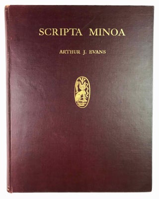 Item #M3182d Scripta minoa. The written documents of Minoan Crete with special reference to the...[newline]M3182d-00.jpeg