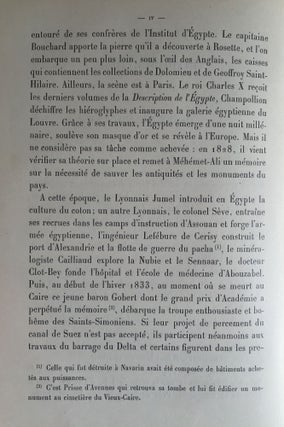 Voyageurs et écrivains français en Egypte. Tome I: Du début à la fin de la domination turque. Tome II: de la fin de la domination turque à l'inauguration du Canal de Suez (complete set)