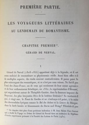 Voyageurs et écrivains français en Egypte. Tome I: Du début à la fin de la domination turque. Tome II: de la fin de la domination turque à l'inauguration du Canal de Suez (complete set)