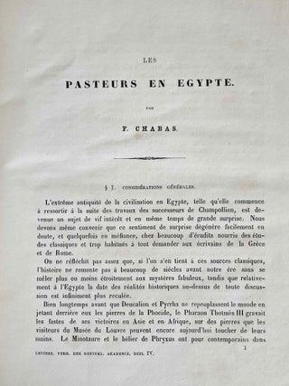 Les pasteurs en Egypte