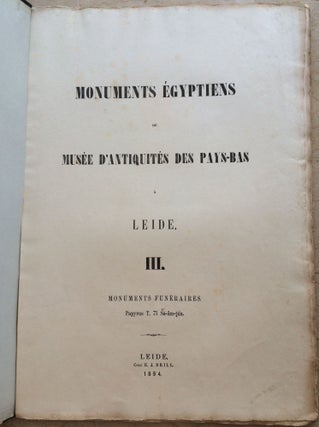 Monuments egyptiens du Musee d'Antiquites des Pays-Bas, 32c livraison (only).: Papyrus funeraire hieroglyphique: Papyrus T. 71. Sa-am-tua.[newline]M3243a-01.jpg