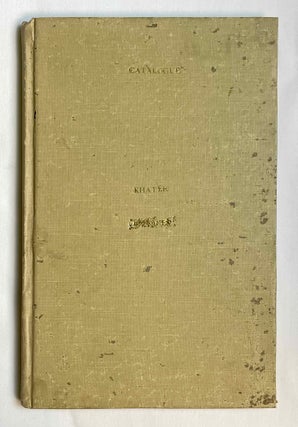 Item #M3248a Catalogue of the Coptic and Christian Arabic mss. preserved in the Cloister of Saint...