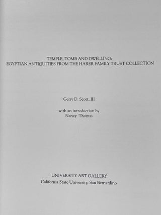 Temple, tomb and dwelling: Egyptian antiquities from the Harer Family trust collection[newline]M3249-01.jpeg