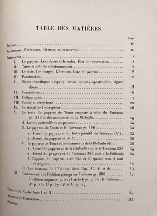 L'entretien d'Origène avec Héraclide et les évêques ses collègues sur le Père, le Fils et l'Ame, with: Le commentaire d'Origène sur Rom. III,5 - V,7, with: Extraits des livres I et II du Contre Celse d'Origène (3 volumes, complete set)