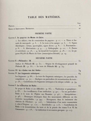 L'entretien d'Origène avec Héraclide et les évêques ses collègues sur le Père, le Fils et l'Ame, with: Le commentaire d'Origène sur Rom. III,5 - V,7, with: Extraits des livres I et II du Contre Celse d'Origène (3 volumes, complete set)