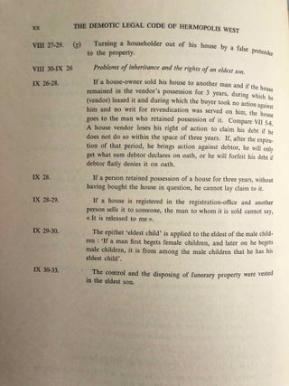 The Demotic Legal Code of Hermopolis West. Fasc. 1 & 2 (complete set)[newline]M3262a-16.jpg