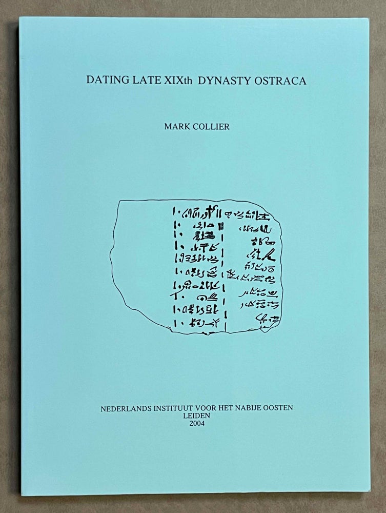 Item #M3270 Dating late XIXth dynasty ostraca. COLLIER Mark.[newline]M3270-00.jpeg