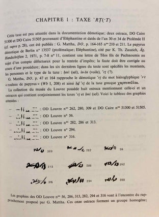 Ostraca démotiques du musée du Louvre. Tome I: Reçus. Vol. 1: Texte. Vol. II: Index et planches (complete set)[newline]M3284-05.jpg