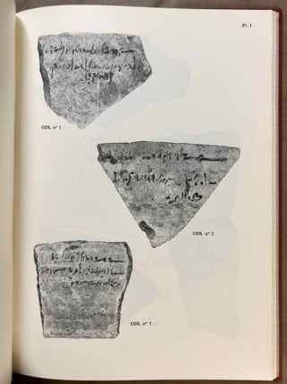 Ostraca démotiques du musée du Louvre. Tome I: Reçus. Vol. 1: Texte. Vol. II: Index et planches (complete set)[newline]M3284-06.jpg