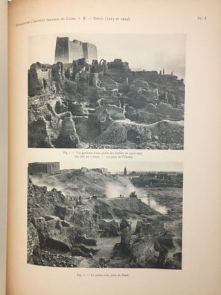 Rapports préliminaires. Tome I. 2e partie: Tell Edfou (1921-1922). Tome II. 3e partie: Tell Edfou (1923 et 1924). Tome VI. 4e partie: Tell Edfou (1928).