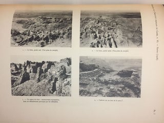 Rapports préliminaires. Tome I. 2e partie: Tell Edfou (1921-1922). Tome II. 3e partie: Tell Edfou (1923 et 1924). Tome VI. 4e partie: Tell Edfou (1928).