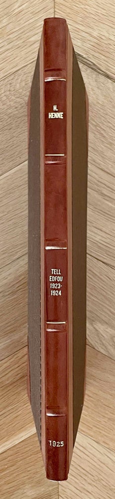 Item #M3317d Rapports préliminaires. Tome II. 3e partie: Tell Edfou (1923 et 1924). HENNE Henri.[newline]M3317d-00.jpeg