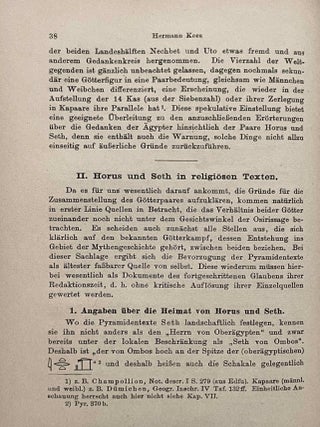 Horus und Seth als G&ouml;tterpaar. 2 volumes (complete set)[newline]M3319b-05.jpeg