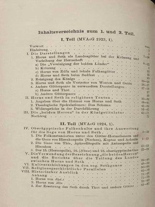 Horus und Seth als G&ouml;tterpaar. 2 volumes (complete set)[newline]M3319b-06.jpeg