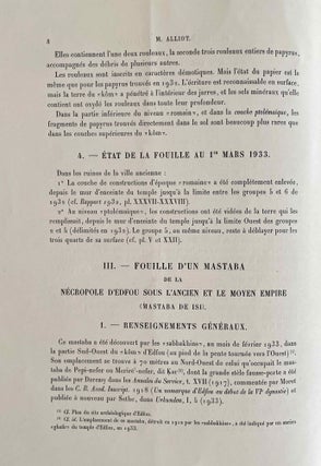 Rapports préliminaires. Tome X. 2e partie: Tell Edfou (1933)[newline]M3321-05.jpeg