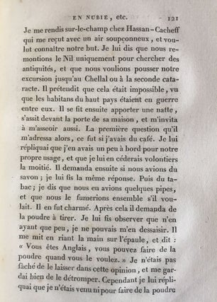 Voyages en Égypte et en Nubie. Tomes I & II (complete set)