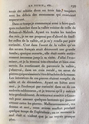 Voyages en Égypte et en Nubie. Tomes I & II (complete set)