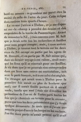 Voyages en Égypte et en Nubie. Tomes I & II (complete set)